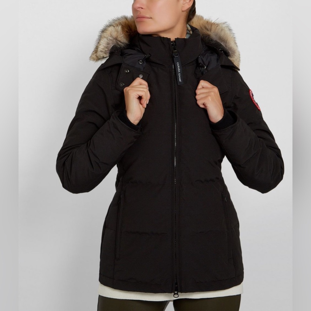 Canada Goose Chelsea Parka coat Black 3804L, Womens Size XS